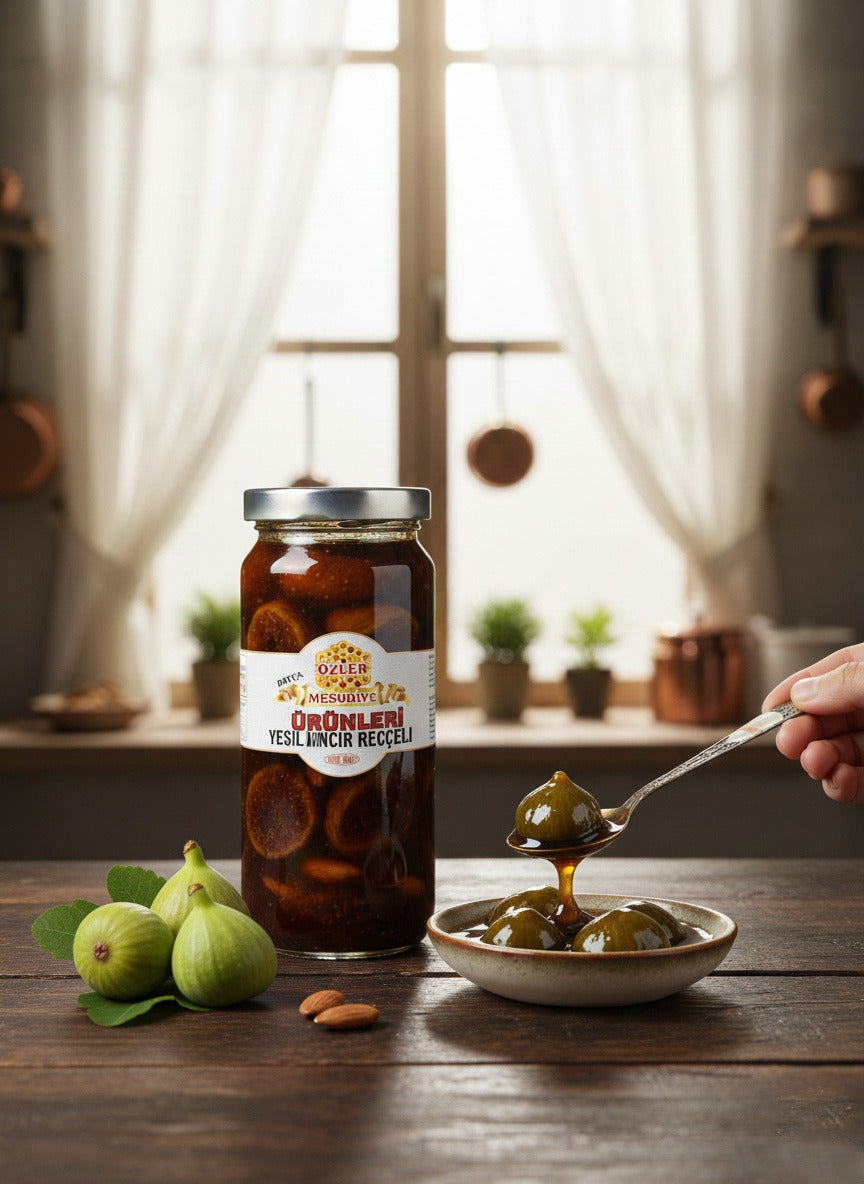 Datça Yeşil İncir Reçeli 680 Gr