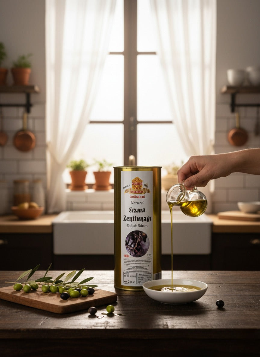 Datça Soğuk Sıkım Sızma Zeytinyağı 2L