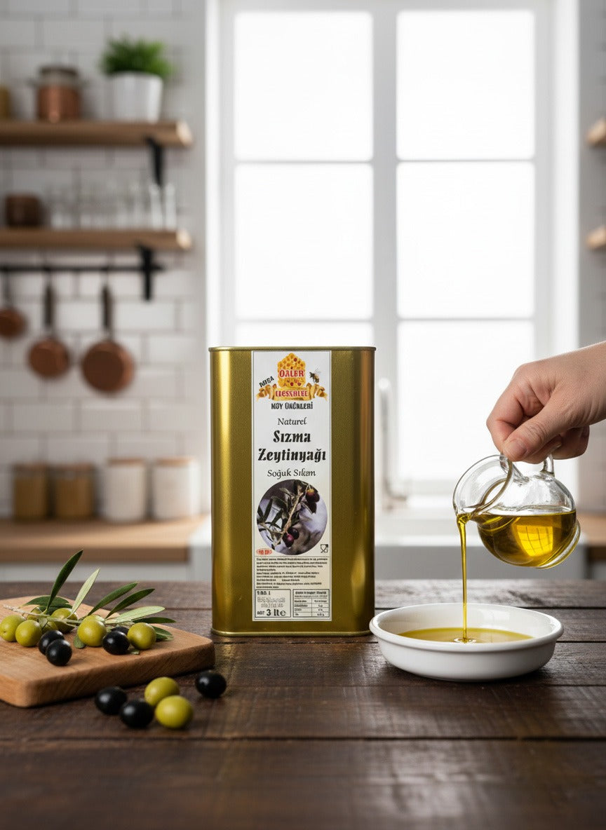 Datça Soğuk Sıkım Sızma Zeytinyağı 3L