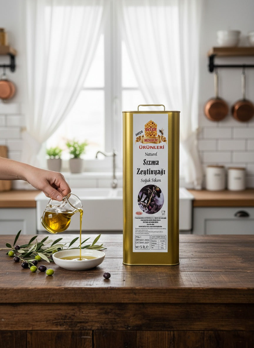Datça Soğuk Sıkım Sızma Zeytinyağı 5L